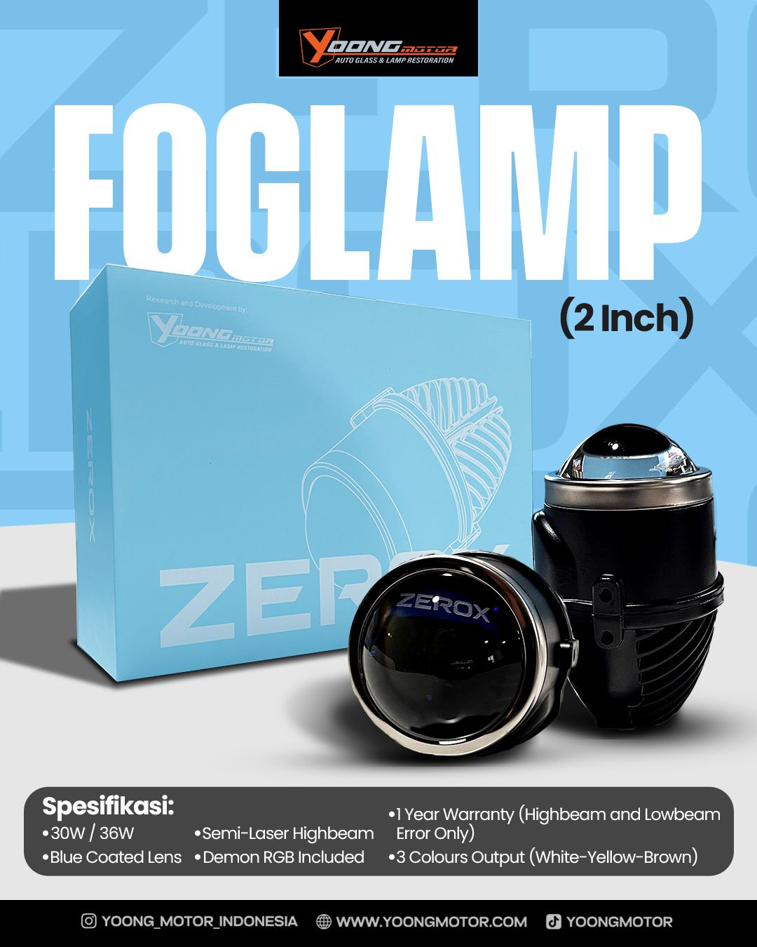Zerox Fl 2inch Spek Harga
