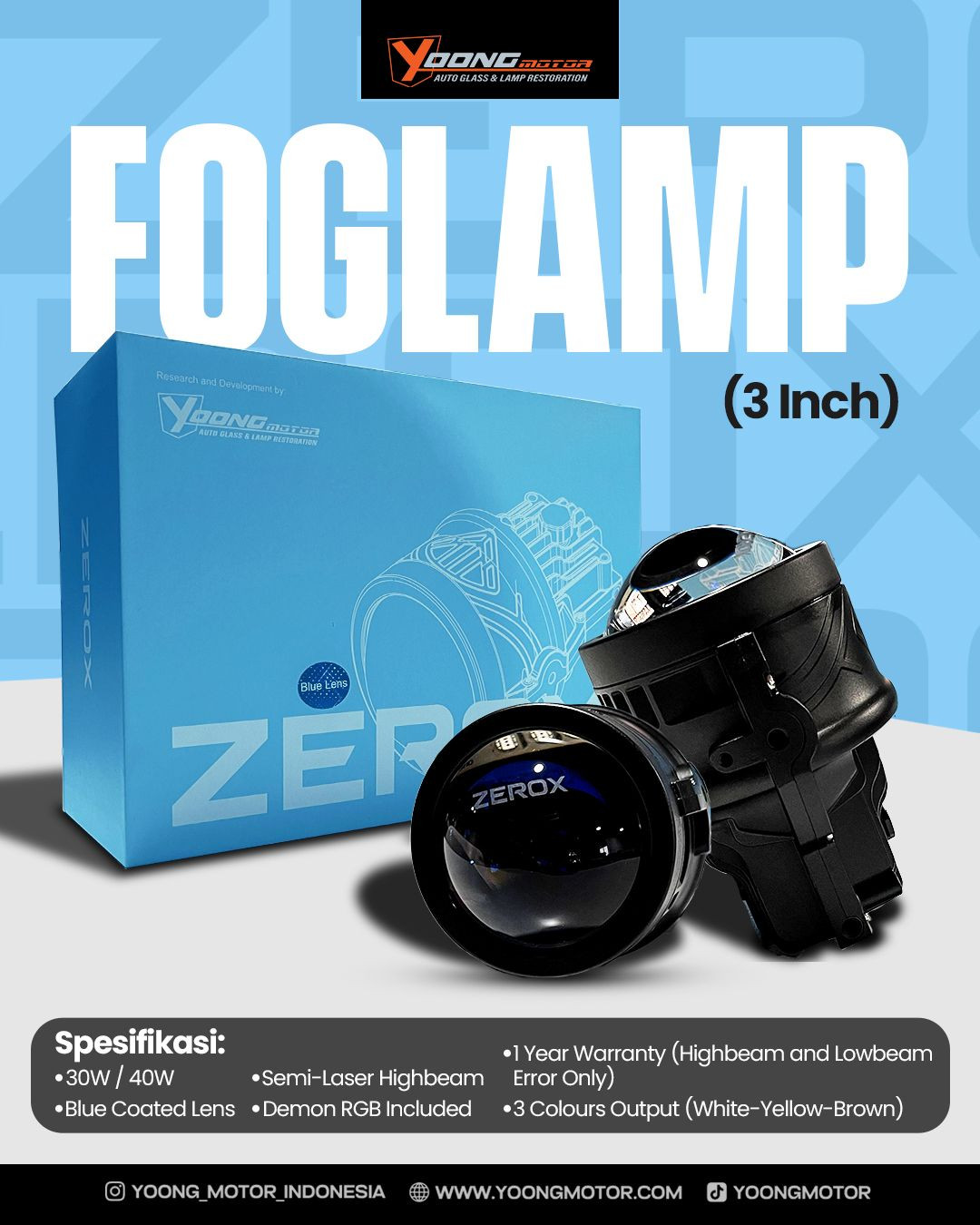 Zerox Fl 3inch Spek Harga