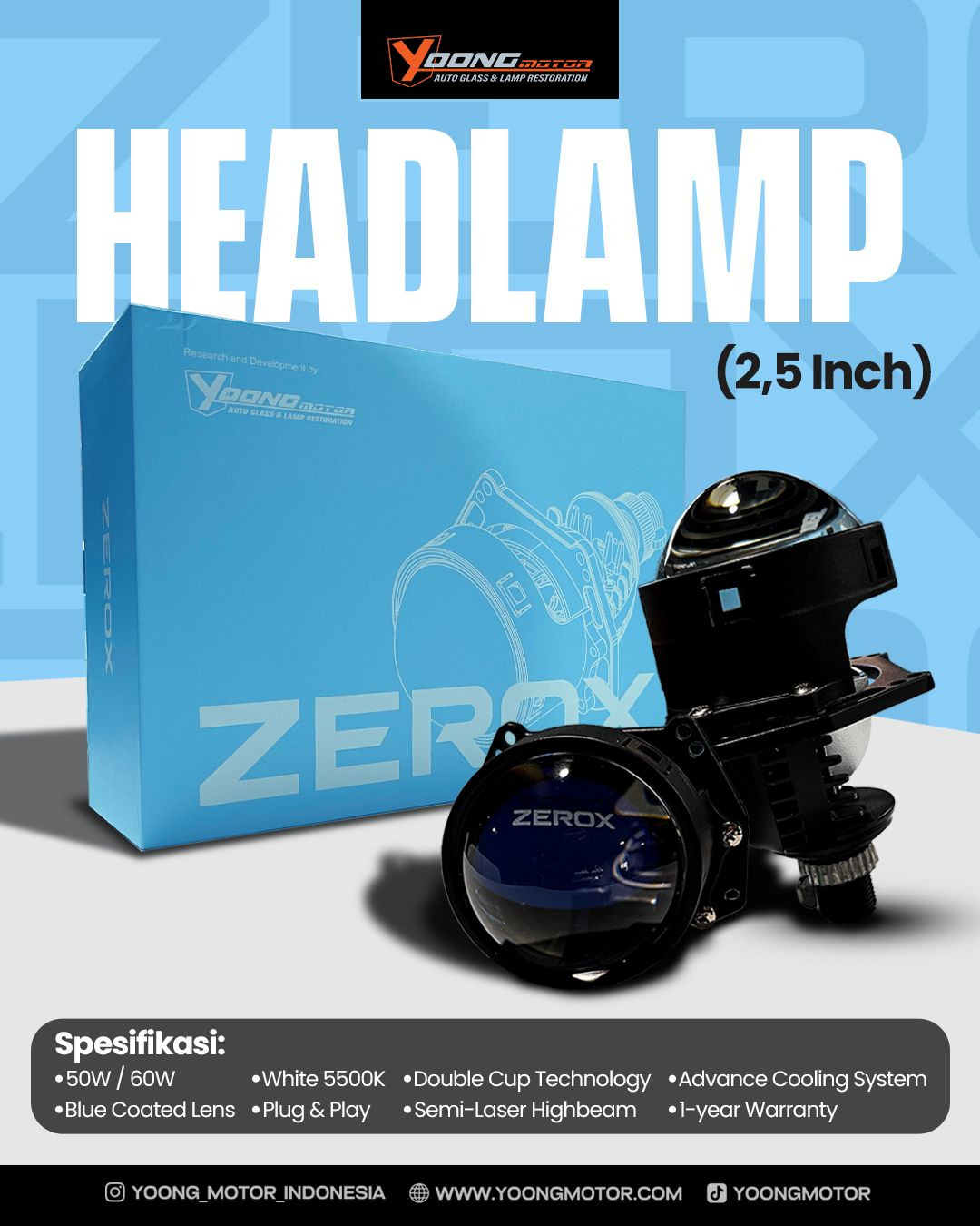 Zerox Hl 25inch Spek Harga