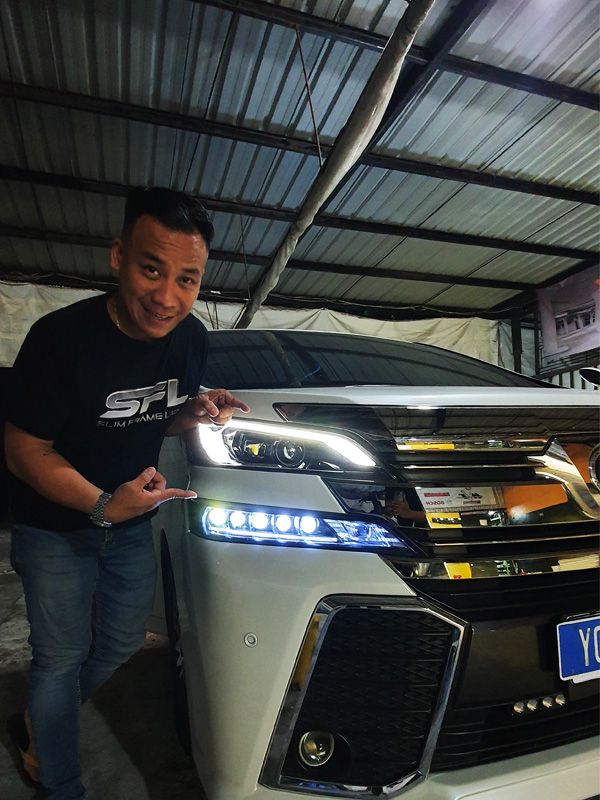 Custom Vellfire 5 Set Saber + Custom DRL dengan Sein 1