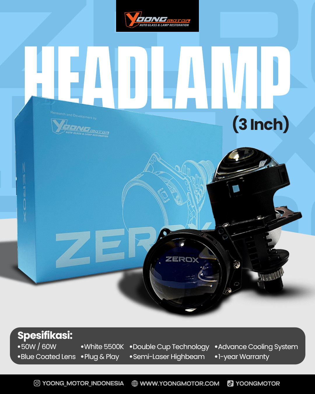 Zerox Hl 3inch Spek Harga