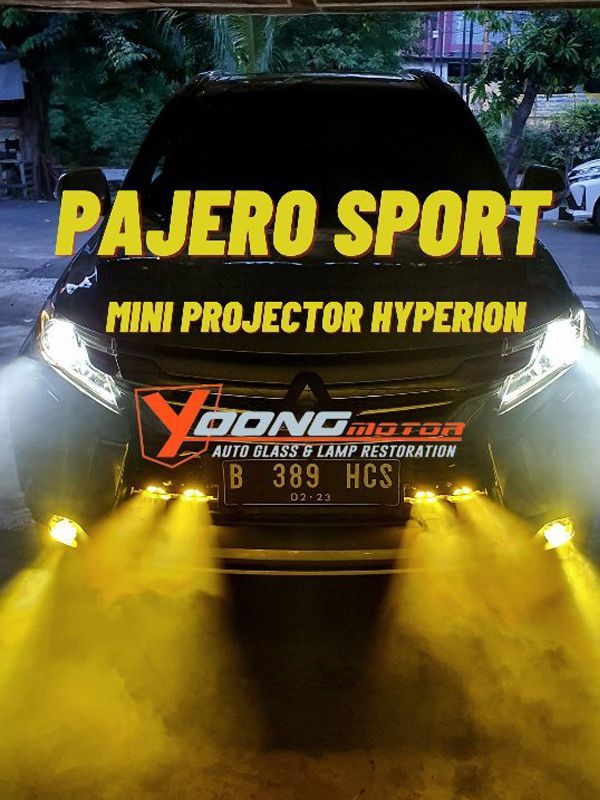 Pajero Sport with Mini Projie Hyperion